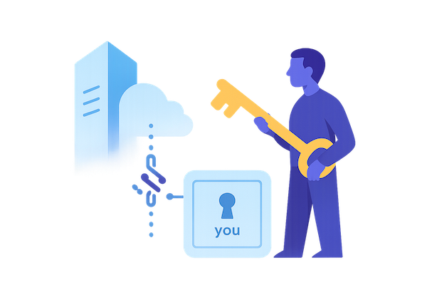 You control your key